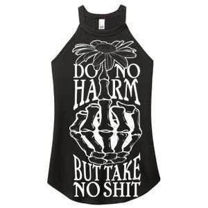 Do No Harm But Take No Shit Women's Perfect Tri Rocker Tank