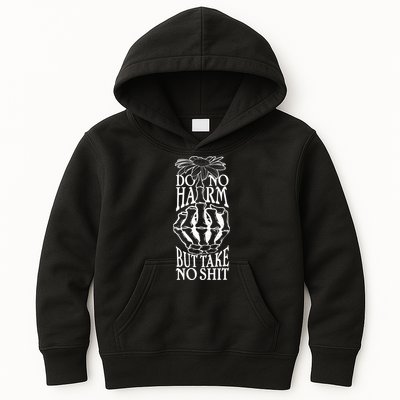 Do No Harm But Take No Shit Kids Hoodie