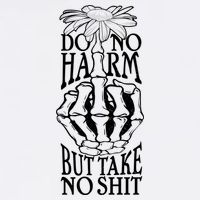 Do No Harm But Take No Shit Garment-Dyed Sweatshirt