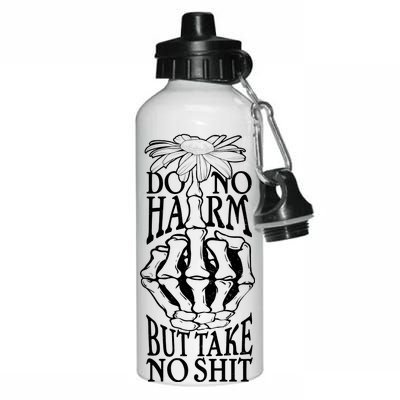 Do No Harm But Take No Shit Aluminum Water Bottle