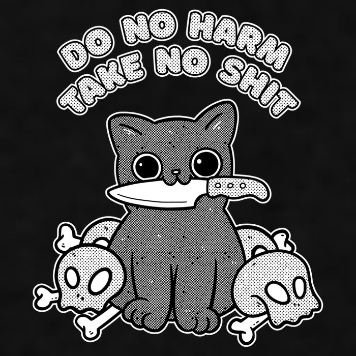 Do No Harm Take No Shit Ladies PosiCharge Tri-Blend Wicking Tank