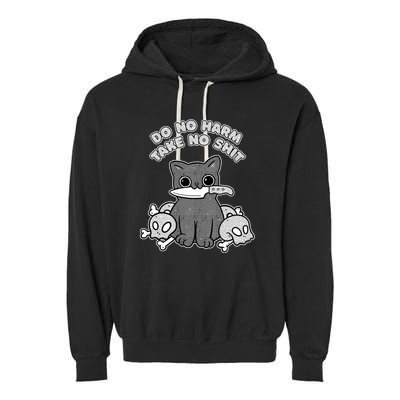Do No Harm Take No Shit Garment-Dyed Fleece Hoodie