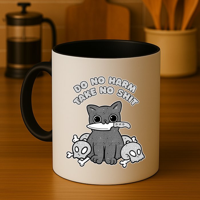 Do No Harm Take No Shit Mug