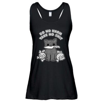 Do No Harm Take No Shit Ladies Essential Flowy Tank