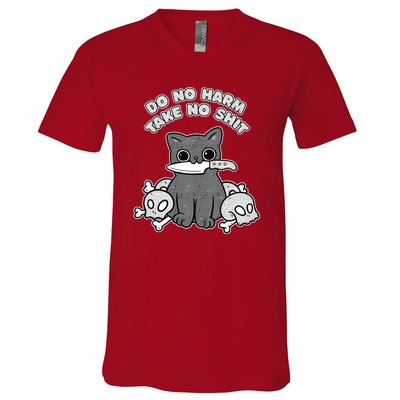 Do No Harm Take No Shit V-Neck T-Shirt