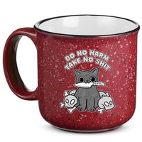 Do No Harm Take No Shit 15oz Campfire Ceramic Mug