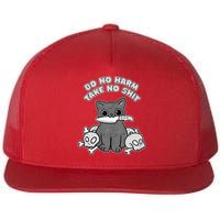 Do No Harm Take No Shit Flat Bill Trucker Hat