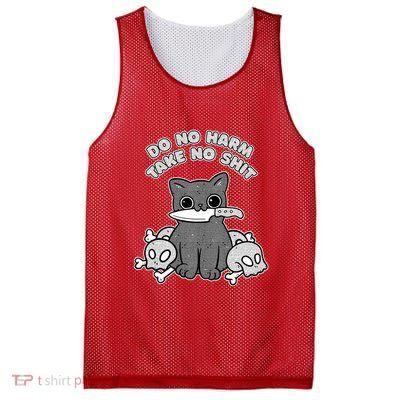 Do No Harm Take No Shit Mesh Reversible Basketball Jersey Tank