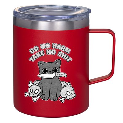 Do No Harm Take No Shit 12oz Stainless Steel Coffee Mug