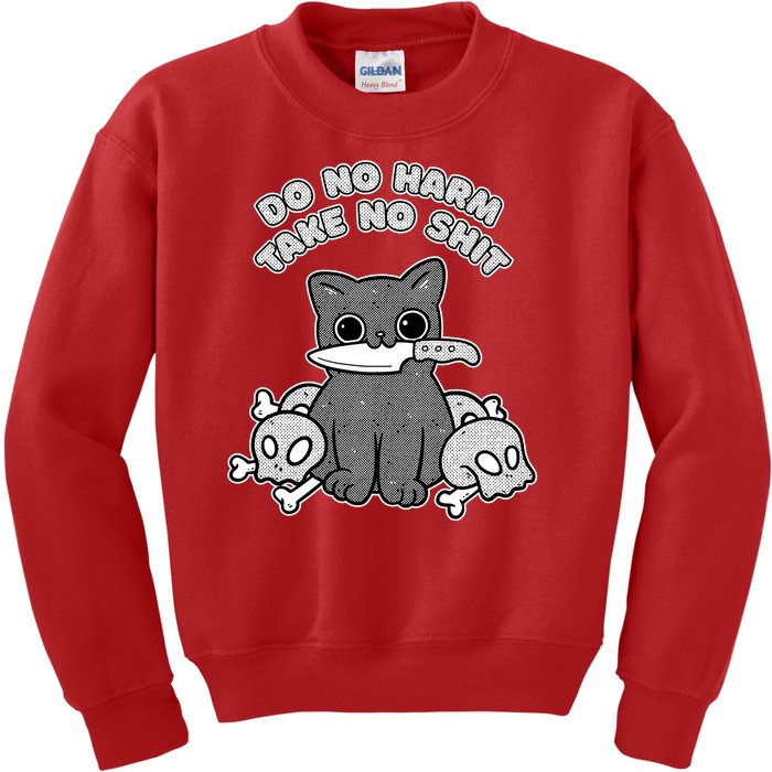 Do No Harm Take No Shit Kids Sweatshirt