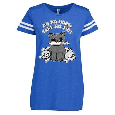 Do No Harm Take No Shit Enza Ladies Jersey Football T-Shirt