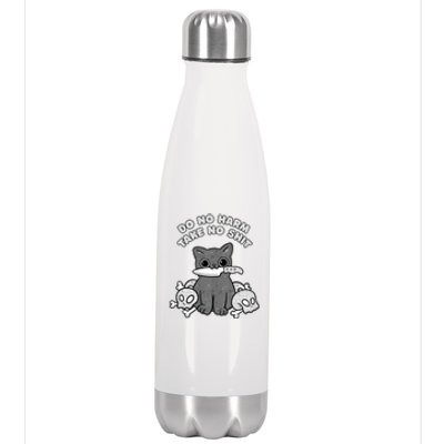 Do No Harm Take No Shit Stainless Steel Insulated Water Bottle