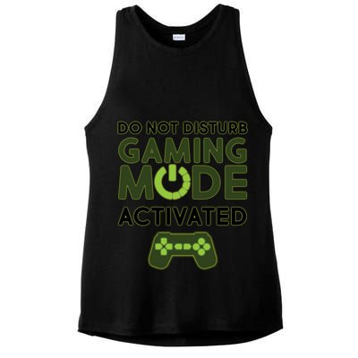Do Not Disturb Gaming Mode Activated Ladies PosiCharge Tri-Blend Wicking Tank
