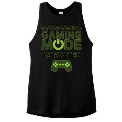 Do Not Disturb Gaming Mode Activated Ladies PosiCharge Tri-Blend Wicking Tank