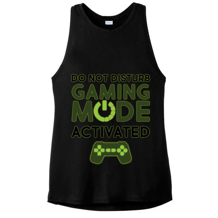 Do Not Disturb Gaming Mode Activated Ladies PosiCharge Tri-Blend Wicking Tank