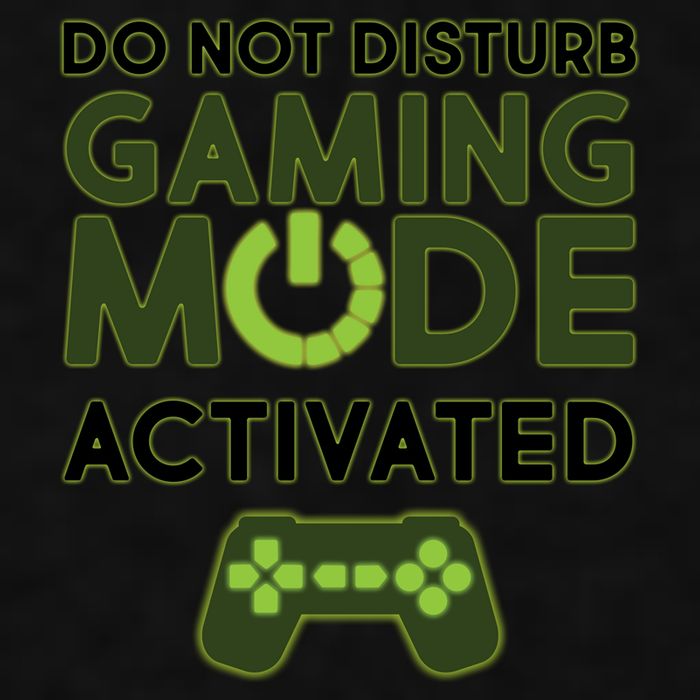 Do Not Disturb Gaming Mode Activated Ladies PosiCharge Tri-Blend Wicking Tank