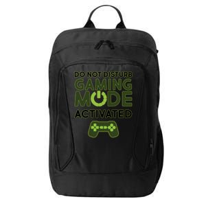 Do Not Disturb Gaming Mode Activated City Backpack