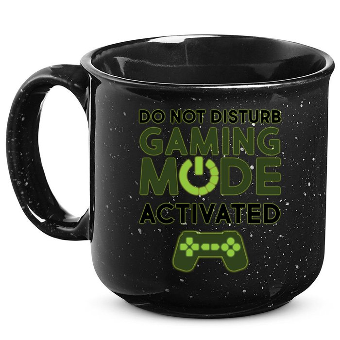 Do Not Disturb Gaming Mode Activated 15oz Campfire Ceramic Mug