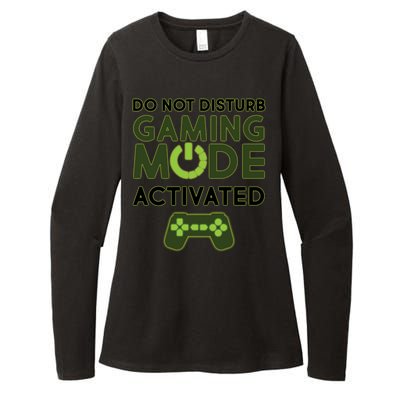 Do Not Disturb Gaming Mode Activated Womens CVC Long Sleeve Shirt