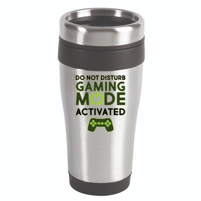 Do Not Disturb Gaming Mode Activated 16oz Travel Tumbler