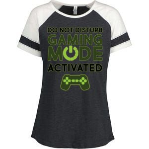 Do Not Disturb Gaming Mode Activated Enza Ladies Jersey Colorblock Tee