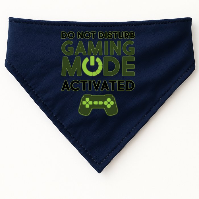 Do Not Disturb Gaming Mode Activated USA-Made Doggie Bandana