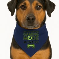 Do Not Disturb Gaming Mode Activated USA-Made Doggie Bandana