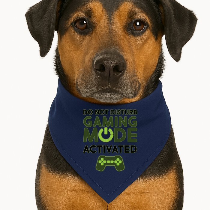 Do Not Disturb Gaming Mode Activated USA-Made Doggie Bandana