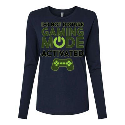 Do Not Disturb Gaming Mode Activated Womens Cotton Relaxed Long Sleeve T-Shirt