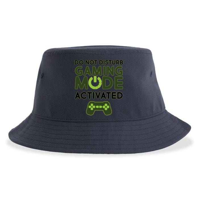 Do Not Disturb Gaming Mode Activated Sustainable Bucket Hat