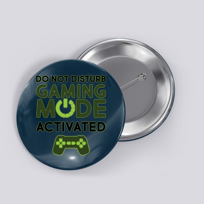 Do Not Disturb Gaming Mode Activated Button