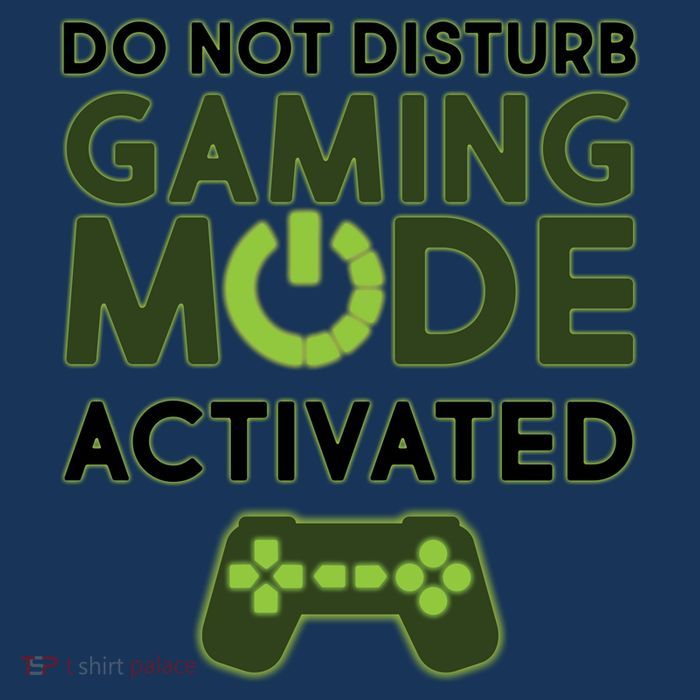 Do Not Disturb Gaming Mode Activated Button