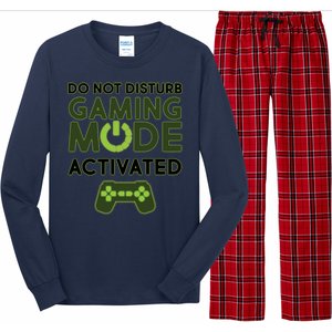 Do Not Disturb Gaming Mode Activated Long Sleeve Pajama Set