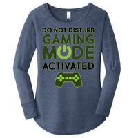 Do Not Disturb Gaming Mode Activated Women's Perfect Tri Tunic Long Sleeve Shirt