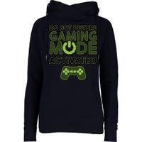 Do Not Disturb Gaming Mode Activated Womens Funnel Neck Pullover Hood