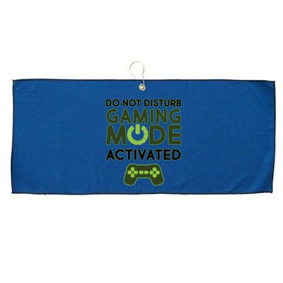 Do Not Disturb Gaming Mode Activated Large Microfiber Waffle Golf Towel