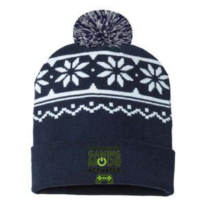 Do Not Disturb Gaming Mode Activated USA-Made Snowflake Beanie