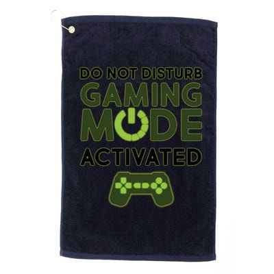 Do Not Disturb Gaming Mode Activated Platinum Collection Golf Towel