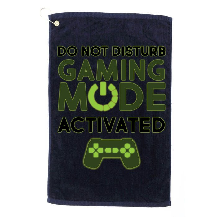 Do Not Disturb Gaming Mode Activated Golf Towel