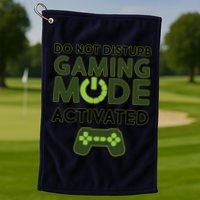 Do Not Disturb Gaming Mode Activated Golf Towel