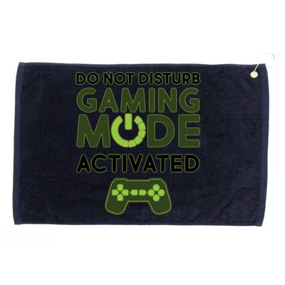 Do Not Disturb Gaming Mode Activated Grommeted Golf Towel