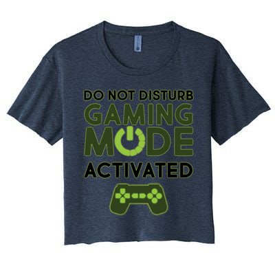 Do Not Disturb Gaming Mode Activated Crop Top