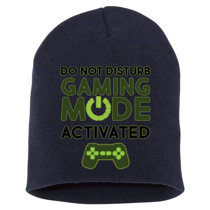 Do Not Disturb Gaming Mode Activated Short Acrylic Beanie