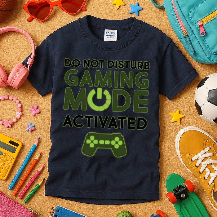 Do Not Disturb Gaming Mode Activated Kids T-Shirt