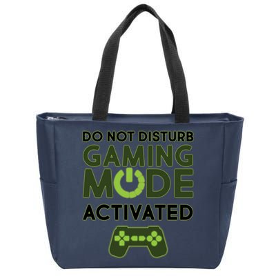 Do Not Disturb Gaming Mode Activated Zip Tote Bag