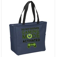 Do Not Disturb Gaming Mode Activated Zip Tote Bag
