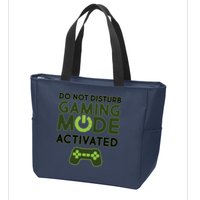 Do Not Disturb Gaming Mode Activated Zip Tote Bag