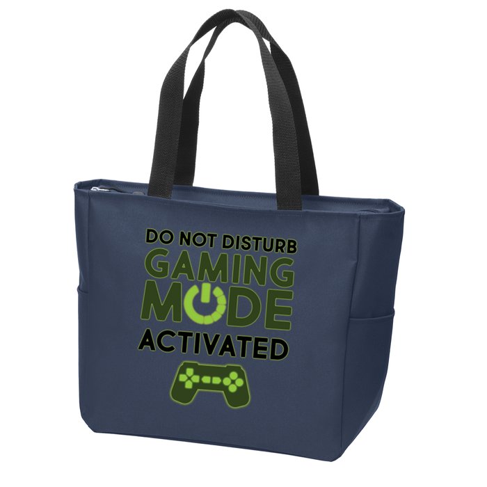 Do Not Disturb Gaming Mode Activated Zip Tote Bag