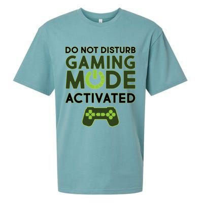 Do Not Disturb Gaming Mode Activated Sueded Cloud Jersey T-Shirt