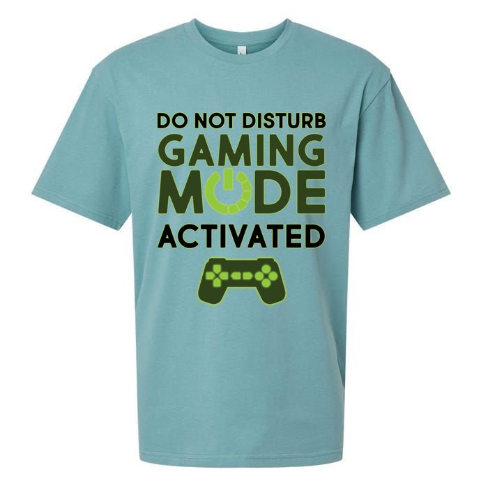 Do Not Disturb Gaming Mode Activated Sueded Cloud Jersey T-Shirt